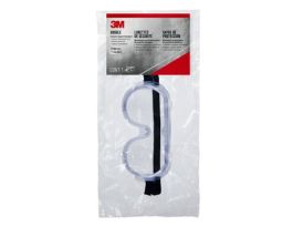 3M™ Goggle Chemical Splash, 91252H1-DC-14, Black Strap, Clear Lens, 14/case