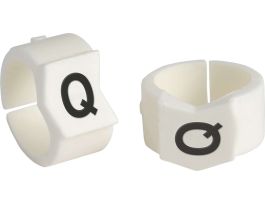 ClipSleeve Wire Markers Size 45 Nylon 0 AWG - 0 AWG, Q Pack of 50 Pieces