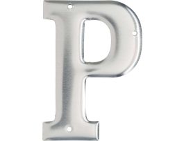 1600 Series Permanent Aluminum Embossed Number and Letter Labels 3 in P 10/PK