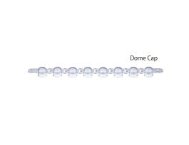 PCR TUBE 8 STRIP DOME CAP NATURAL 0.2 ML CS