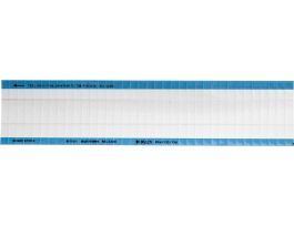 NEMA Wire Marker Permanent Adhesive Vinyl 0.75in H x 0.25in W White PK/25 Crds