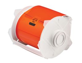 GlobalMark Reflective Labels 4 in W x 50 ft L Orange