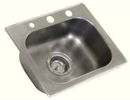 SINK SELF RIM 1 BOWL 14 X 12 X 9.5
