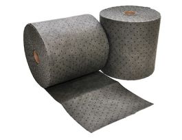 Premium Universal Gray Spill Roll, Heavy-Weight, 16" x 150', 2/Bag