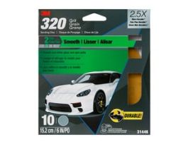 3M™ Sanding Discs with Stikit™ Attachment 10 Pack, 31446, 6 in, 320 grit, 10 packs per case