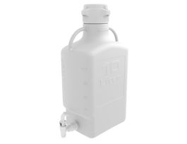 Carboy, HDPE, 83 mm Cap, Spigot; 10 L