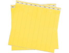 Security Tyvek ® Wristbands, Yellow
