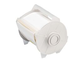 GlobalMark® Printable Tags Polyester 4.25 in W x 50 ft L White 50/RL