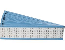 Numerical Wire Markers Perm Adhesive Aluminum Foil 1.5in H Legend: 7, 900 Total