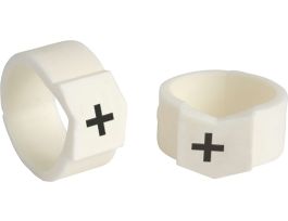 ClipSleeve Wire Markers Size 61 Nylon 0 AWG - 0 AWG, + Pack of 50 Pieces