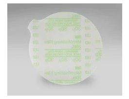 3M™ Hookit™ Microfinishing Film Disc 268L, 40 Mic 3MIL, Type D, 2 in x 5/8 in, Die 200A, 100/Carton, 2000 ea/Case