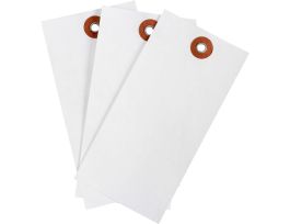 Blank Tyvek® Tags 4.75 in H x 2.375 in W White Pack of 1000 Tags
