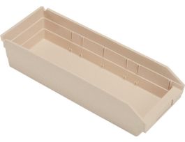 17 7/8INX 6 5/8INX 4IN SHELF BIN IVORY