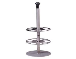 Tube Holder, Stainless Steel; 9 x 15 mL