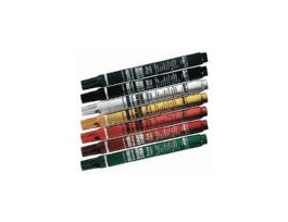 Permanent Fine-Point Paint Markers, Yellow; 12/Box