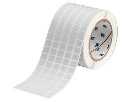 Metallized Polyester Rating Plate and PCB Lbl 0.437in H x 0.5in W LT GR 10000/RL