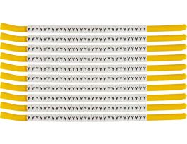 ClipSleeve Wire Markers Size 18 Nylon 10 AWG - 8 AWG, Y Pack of 300 Each