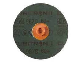 3M™ Cubitron™ II Roloc™ Fibre Disc 987C, 60+, TS, 4 in, Die RS400BB, 25/Carton, 100 ea/Case
