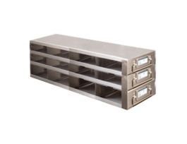 Upright Freezer Drawer Rack for 96/384-Well Plates, 96-Well Boxes, or Boxes w/ 2 1/8" Max H, 4 x 3 Array