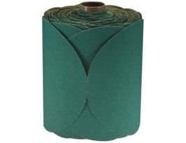 3M™ Stikit™ Green Disc Roll, 01501, 5 in, 80, 100 discs per roll, 10 rolls per case