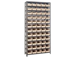 18INX 36IN X 75IN 60 IVORY BINS 4IN BIN