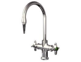 FAUCET GOOSENECK 8IN