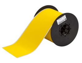 B30 Series ToughWash Washdown Resistant Metal Detectable Labels 4in W x 50ft YL