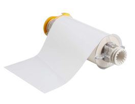 All Weather Permanent Adhesive Vinyl Label Tape for BBP85 Printer - 8" White