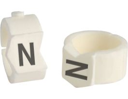 ClipSleeve Wire Markers Size 36 Nylon 4 AWG - 2 AWG, N Pack of 50 Pieces