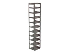 Vertical/Chest Freezer Rack for Microtube Boxes with 2 7/16" Max Height, 10 box capacity