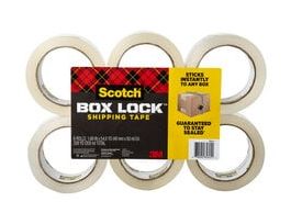 Scotch® Shipping Packaging Tape 3950-6, 1.88 in x 54.6 yd (48 mm x 50 m)