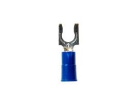 3M™ Scotchlok™ Locking Fork Vinyl Insulated, 100/bottle, MV14-10FLX, spring-like tongue firmly fits around the stud, 500/Case