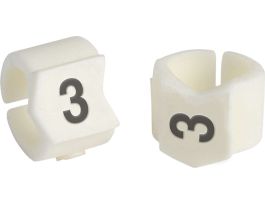 ClipSleeve Wire Markers Size 23 Nylon 8 AWG - 4 AWG, 3 Pack of 50 Pieces