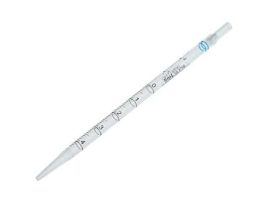 Short-Length Serological Pipette, 5mL, Indv. Wrap, Paper/Plastic, Sterile; 200/Cs
