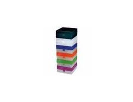 100-Place PP Mictrotube Storage Box, Green; 5/Pk