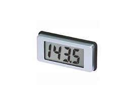 Round Hole Mount Panel Voltmeter, LCD; 7.5 to 15 VDC