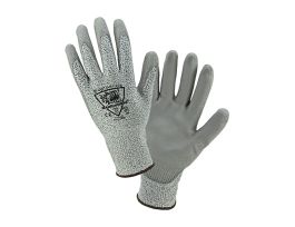 Barracuda, 13G Gray HPPE Shell, Gray Polyurethane Coated Palm , 3X