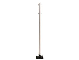 Heavy Duty Flexible Sign Post, 5' H x 8" W x 8" D, Polypropylene, White
