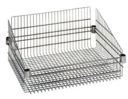 18IN X 24IN POST BASKET - CHROME