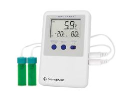 Traceable Ultra Refrigerator/Freezer Thermometer with Calibration; 2 Vaccine Bottle Probes