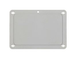 Blank Valve Tags Plastic 3.2 in H x 4.7 in W Gray