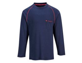 T-SHIRT CREW NECK COTTON NAVY BLUE 3XL