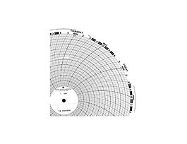 10" Chart Paper, 0 to 100, 7 Day; 100/Box