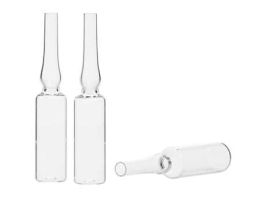 Score-Break Ampule, Clear, Short Stem, Gross Pack, 2 mL; 144/CS