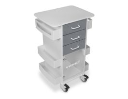 VWR CART PL36 L STRG RAIL TOP SILVER MTL