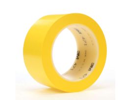 3M™ Vinyl Tape 471, Yellow, 2 in x 36 yd, 5.2 mil, 24 Roll/Case