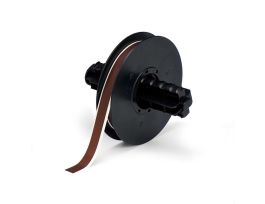 All Weather Permanent Adhesive Vinyl Label Tape for B30 Printers - 0.5" Brown