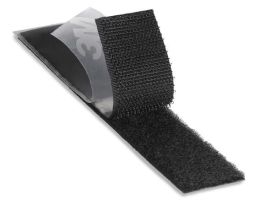 3M™ Fastener Loop SJ3571, Black, 1 in x 50 yd, 3 Roll/Case