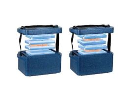 Transport Box 10 L with Two 4C End-Caps and Four 4C Frames