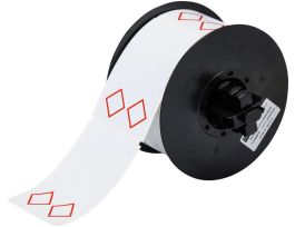 B30 Series GHS CLP Chemical Labels 2.165in H x 3.346in W Red on WT 340/RL